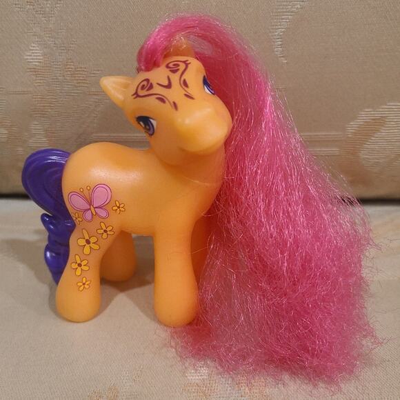 My Little Pony 2008 Mini 3" Scootaloo Orange Pink Gen3 - Picture 1 of 2